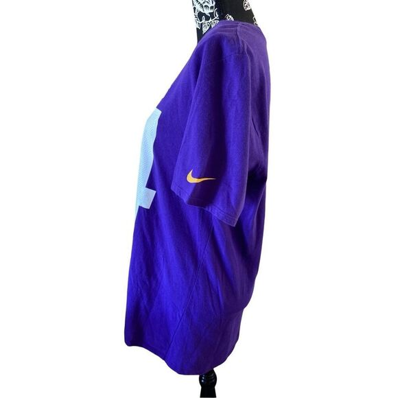 The Nike Tee Minnesota Vikings T Shirt Diggs 14 Jersey Mn Football Usa Mens Larg - Picture 3 of 10
